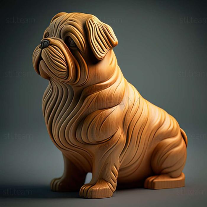 3D модель Собака породы кай (STL)